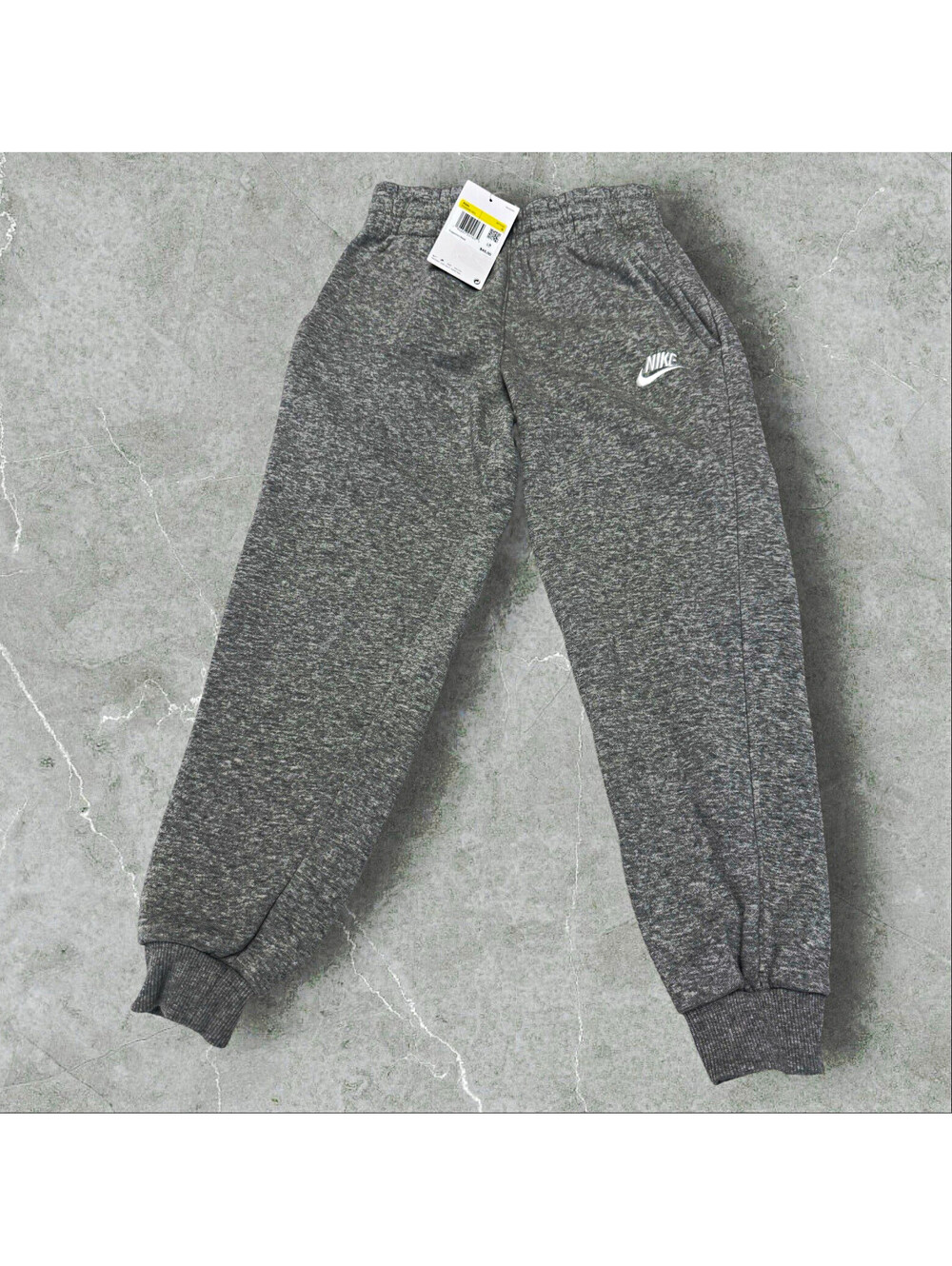 Nike Boys Gray Sportswear Club Fleece Joggers small